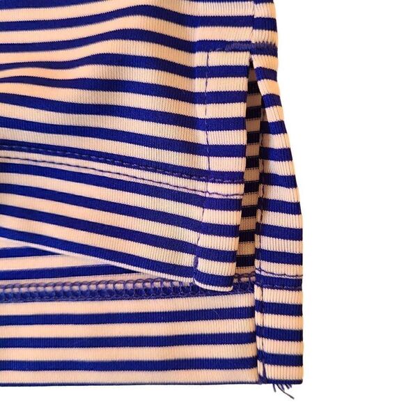 Columbia Golf Mens Blue and White Stripe Golf Polo Shirt Size Large - Picture 6 of 12